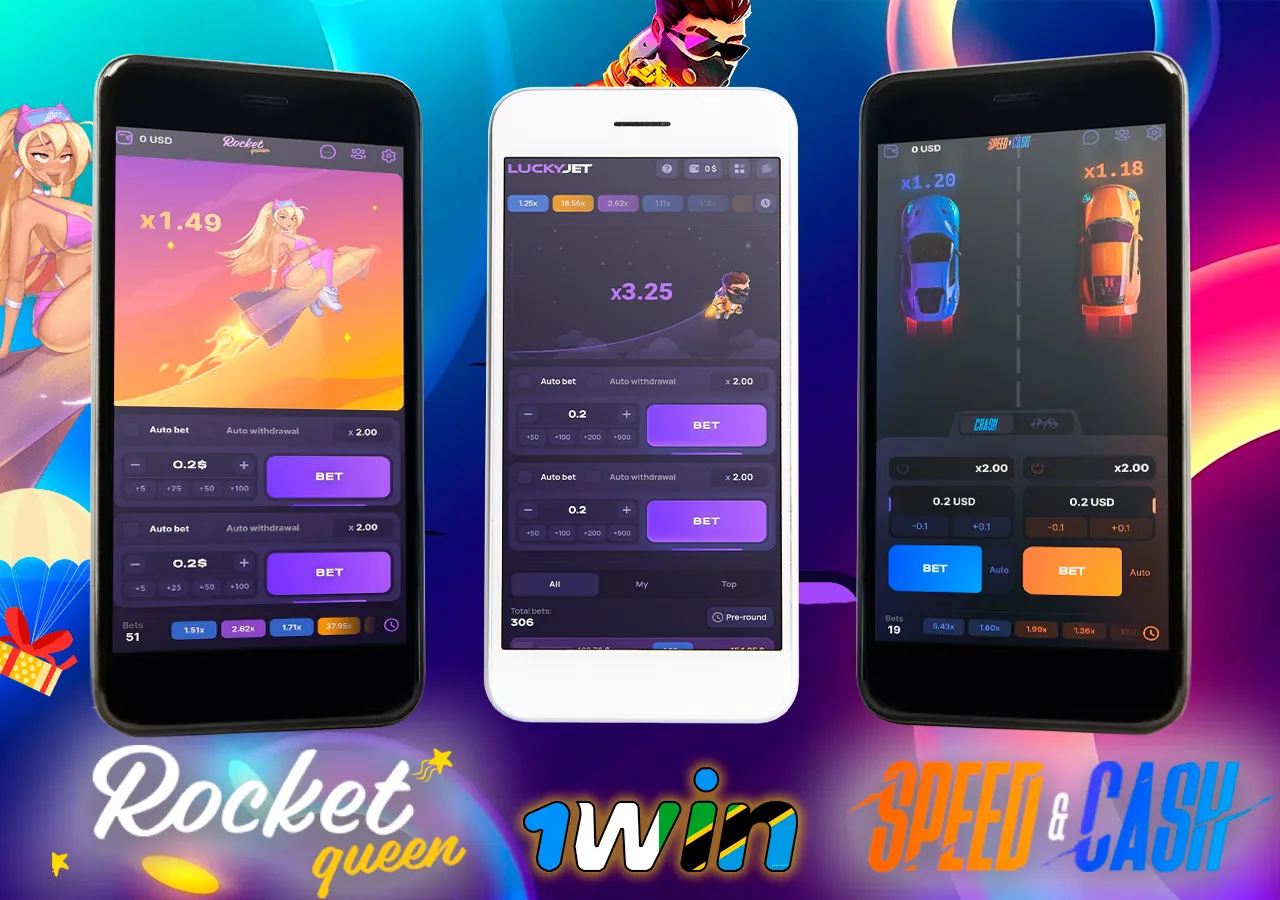 Similar Crash Games at 1Win Casino