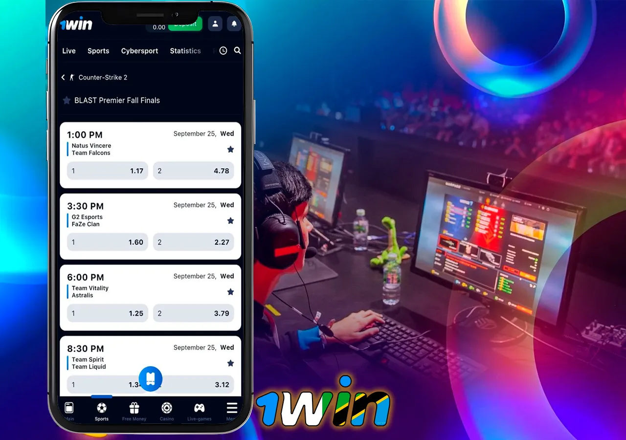 Betting on cyber sports events