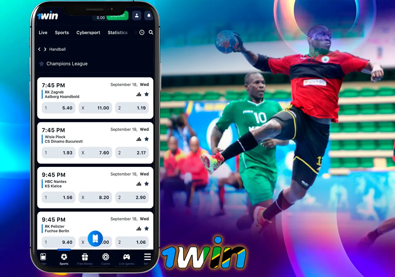 Betting on handball sporting events