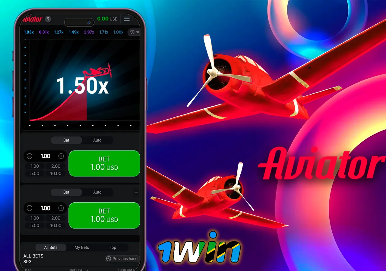 Famous crash slot 1Win Aviator